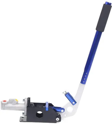 Image de Frein à main hydraulique de jeu,Fly Off Drift Handbrake universel, vertical debout Rallye,Alliage d'aluminium (Blue)