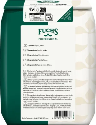 Image de Fuchs Professional Paprika fumé arôme puissant 850g
