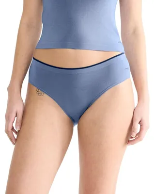 Productafbeelding van sloggi 2-pack GO Sense hipster, met een modern, minimalistisch design. Zeer zacht en comfortabel, met een klein, opgestikt logo boven de beenopening