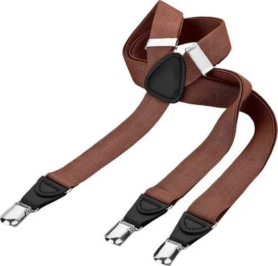 Produktbild von Herren Hosenträger-Set mit 3 Clips - verstellbarer Verschluss - elegantes Design - perfekt für festliche Anlässe