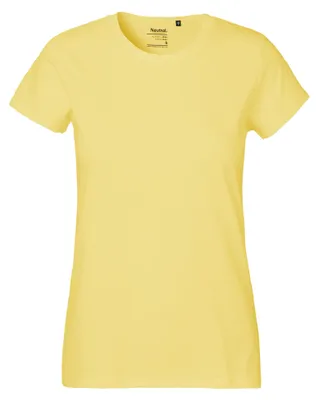 Productafbeelding van trale dames T-shirt, klassiek model LT3466 (maat L) (stofgeel)