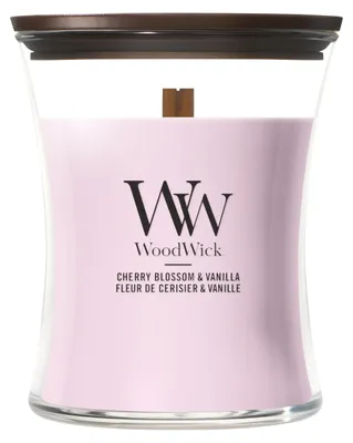 Produktbild von WoodWick Cherry Blossom & Vanilla, Zylinder, Pink, Cherry blossom, Vanille, 1 Stück(e)