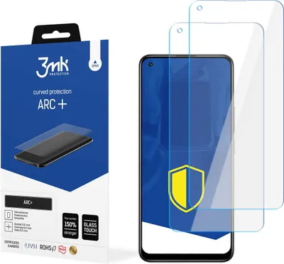 Produktbild von 3mk Display Schutzfolie ARC+ für Realme 8 Pro  0,17mm Self-Heal (2 Stück)