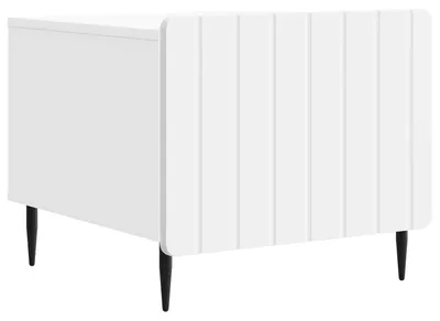Produktbild von Couchtisch mit Schubladen Weiß 49 x 50 x 42 cm Holzwerkstoff