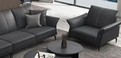 Produktbild von Sessel Relax Stoff Lounge Luxus Fernseh Club Sessel Polster Sitzer Design Couch