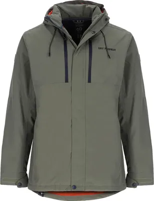 Produktbild von Dry Fashion Herren Funktionsjacke Grönland gefüttert - Winterparka wind- und wasserdicht in Oliv Größe 4XL