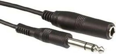 Produktbild von Klinken-Verlängerung, 6,3mm, 5m