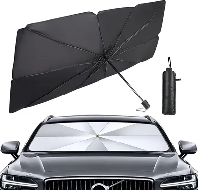 Produktbild von Autosonnenschutz 140x80 cm, faltbar, für Auto, UV-Schutz