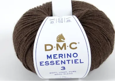 Produktbild von DMC Merino Essentiel-3 – Garn aus 50 % Wolle & 50 %.Polyacryl (Farbe 954)