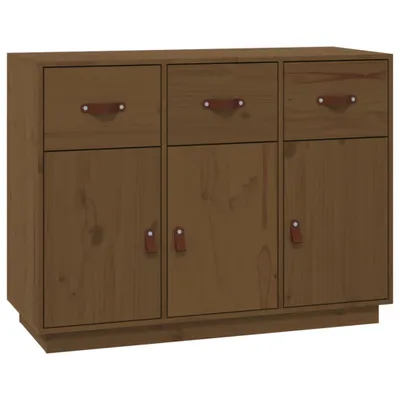 Produktbild von Sideboard Honigbraun 100x40x75 cm Massivholz Kiefer