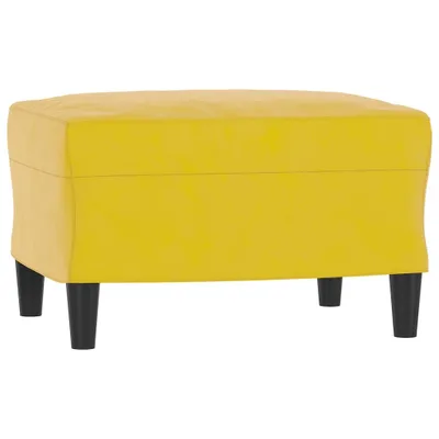 Produktbild von Fußhocker Gelb 60x50x41 cm Samt