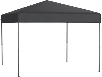 Obrázek produktu pro LARS360 antracitový 3x3 m pop-up party pavilon, rychlá montáž jedním tlačítkem, skládací pavilon, vodotěsný a s UV ochranou, bez bočních dílů, včetně tašky a příslušenství