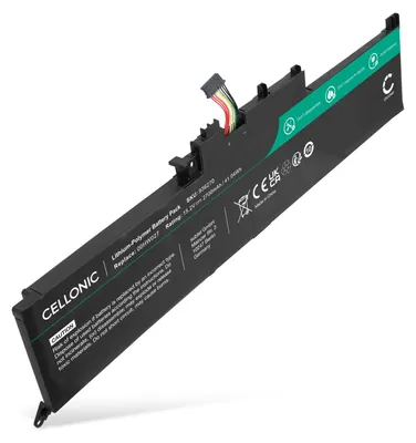 Image de CELLONIC 1x Batterie pour Ordinateur portable Compatible avec Lenovo ThinkPad Yoga 260, 00HW026 - (2700mAh, 14.8V)