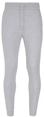 Produktbild von Just Hoods JH074 | Herren Sporthose Tapered Track Pant - Farbe: Heather Grey - Größe: S