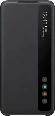 Obrázek produktu pro SAMSUNG Clear View Cover Handy-Hülle für SAMSUNG Galaxy S20 Ultra schwarz