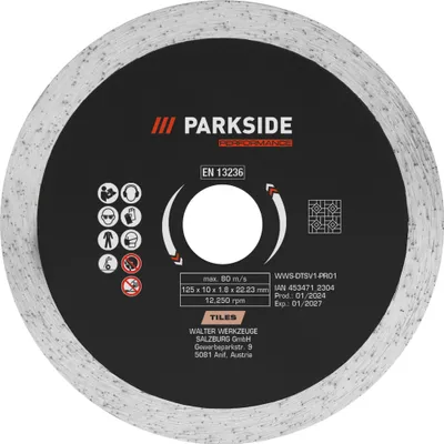 Produktbild von PARKSIDE PERFORMANCE® Trennscheiben- / Schruppscheiben 125mm (Dia. Trennscheibe Vollrand)