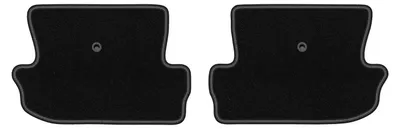Obrázek produktu pro Zadní velurové koberce pro: Jeep Wrangler JL 2017- (4 drzwi) – 2 ks, černé, na míru – Wielganizator LUX