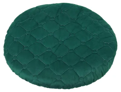 Runde Barhockerbezüge aus Samt, elastisch, 26-32 cm, Grün