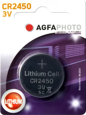 Produktbild von AgfaPhoto - Batterie CR2450 - Li
