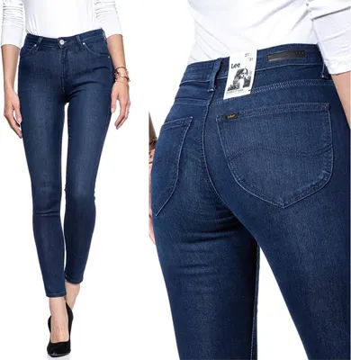 Immagine prodotto di LEE, Jeans da donna, Skinny fit, SCARLETT HIGH, W26 L33, Blau, Jeans, baggyjeans, buggy