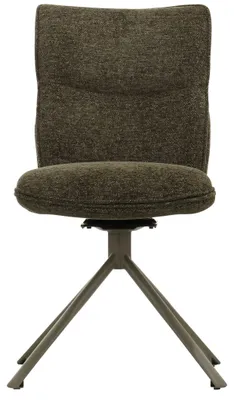 Produktbild von MASSIVMOEBEL24 Polsterstuhl 45x56x86 Chenille grün TINA #02