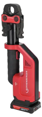Produktbild von Rothenberger Romax Compact III Akku Pressmaschine Basic Set 1 18 V 19 kN ( 1000004267 ) + 1x Akku 2,0 Ah + Ladegerät
