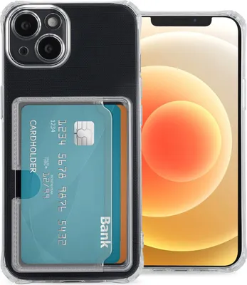 Produktbild von imoshion Soft Case Back Cover mit Kartenhalter iPhone 12 - Transparent