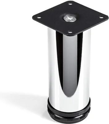 Produktbild von 4er-SET Möbelfuß JIMMY Chrom Ø 50 mm / Höhe: 120 mm Stützfuß SO-TECH