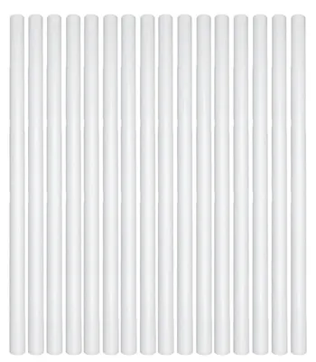 16er-Set Tortenstützen aus Kunststoff, 24 cm, weiß, wiederverwendbar