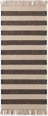 Image de Tapis en jute Hanse Home Handloom 1.0 Playa Naturel Blanc Noir