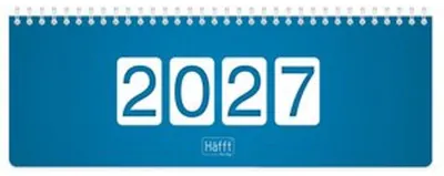 Image de Calendrier de bureau bleu roi 2027