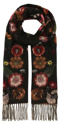 Produktbild von FRAAS Schal Cashmink®-Scarf with floral Design True Red braun dunkelrot