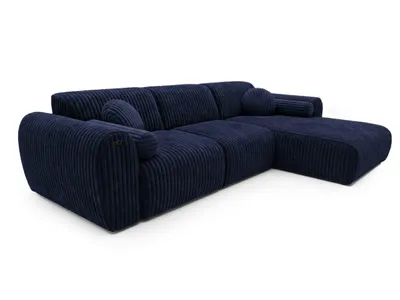 Produktbild von Nova Ecksofa mit elektrischer Relaxfunktion und USB-Anschluss | Premium Cord