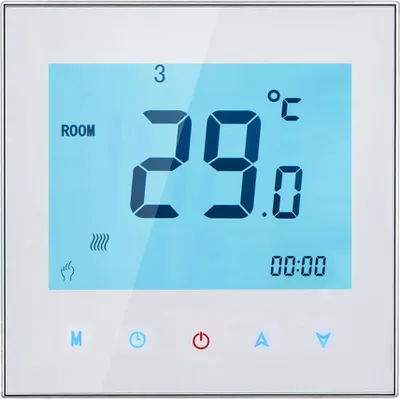 Produktbild von Anself 5A 110 – 230 V Raumthermostat Fußbodenheizung Programmierbar wöchentliche Display LCD Touch Screen Wasser Heizung Thermostat Room Controller Temperatur Innenthermometer