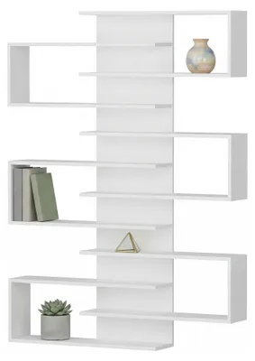 Produktbild von Trenzano - Regal, 75x21x161h cm Weiß, 11 Regalböden