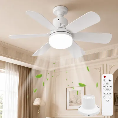 Obrázek produktu pro Stropní ventilátor se světlem a dálkovým ovládáním