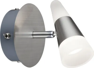 Produktbild von LED Wandleuchte, Spot verstellbar, Metall, Höhe 14 cm