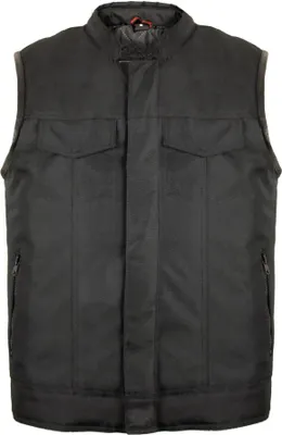 Produktbild von Motorrad Textilweste Bikerweste Clubweste Sommerweste Jeans Kutte Herren Leicht(L)