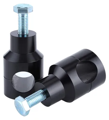 Imagen del producto de Soporte universal para elevar el manillar de motocicleta, de 25 mm, fabricado en aluminio, color