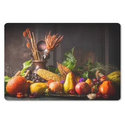 Produktbild von MuchoWow® Mauspad Mousepad Gemüse - Obst - Rustikal - Tisch 27x18 cm - Mousepads - Maus Mat - Pad - Mausunterlage - Büroartikel - Desk Matten