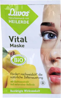 Produktbild von Naturkosmetik Heilerde Vital Maske, 15 ml Gesichtsmaske