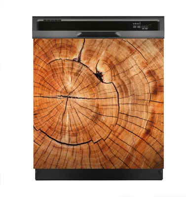 Produktbild von Aufkleber sticker 60x60 cm Dekorative folie Spülmaschine - Holz Stamm