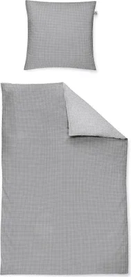 Produktbild von Irisette Twist 8626 Satin Bettwäsche Bügelfrei I Größe 135x200 cm I Farbe 12 Grafit