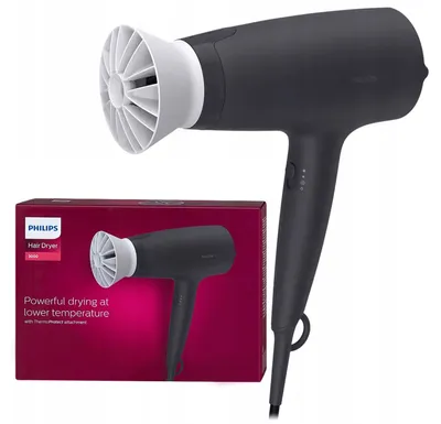 Produktbild von Haartrockner Philips 1600 W Thermoprotect 3 Temperaturen Kaltluft BHD302/10