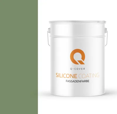 Produktbild von Silikonharz Fassadenfarbe | Aussenfarbe | Außen Wandfarbe | Hausfarbe | Außenfarbe | Wetterfest | Grassgrün 10L