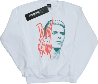 Image de David Bowie - Sweat-shirt pour homme BI19353 (S) (Blanc)