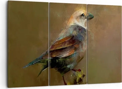 Produktbild von Bild auf Leinwand - Leinwandbild - Vogel Natur - 105x70cm - Wand Bild - Wanddeko - Wandbilder - Leinwanddruck - Bilder - Kunstdruck - Wanddekoration - Leinwand bilder - Wandkunst - CE105x70-3924