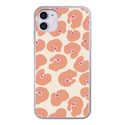 Produktbild von MuchoWow® Handyhülle Schutzhülle Hülle für iPhone 11 Blume - Muster - Abstrakt Silikon Softcase Handy Hülle - Handytasche