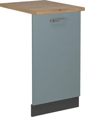 Image de Façade de lave-vaisselle Vicco R-Line Bleu-gris 45cm , PT Chêne, Model 54992