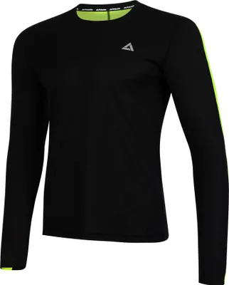 Produktbild von Airtracks Laufshirt Langarm Pro Line - XS - Schwarz-Neon